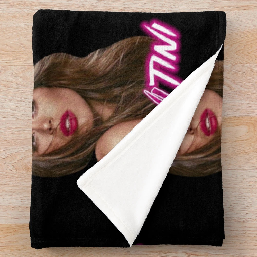 Tini inspired plush blanket in a soft and cozy design