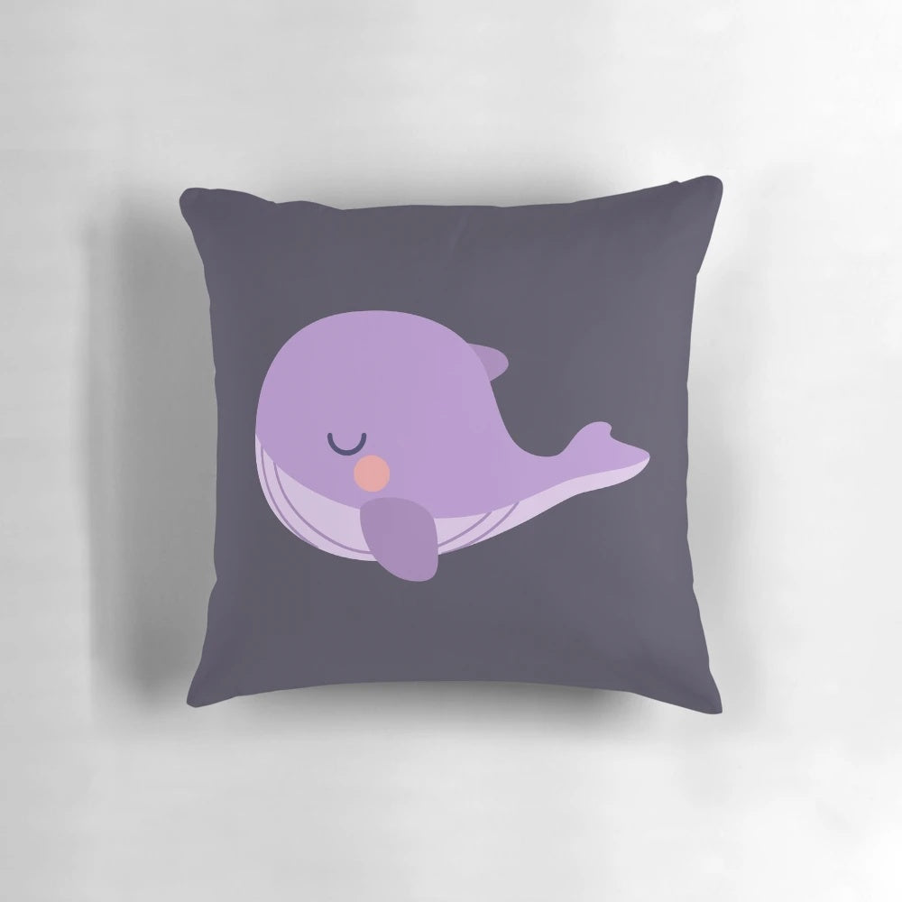 Tinytan BTS purple whale plush pillow, a soft and cuddly kpop merchandise for bedroom decor