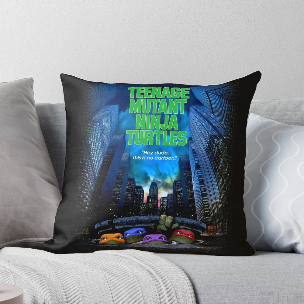 Officially licensed Teenage Mutant Ninja Turtles pillow featuring the iconic TMNT characters