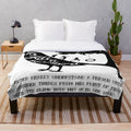 Cozy plush blanket featuring the iconic "To Kill a Mockingbird" design