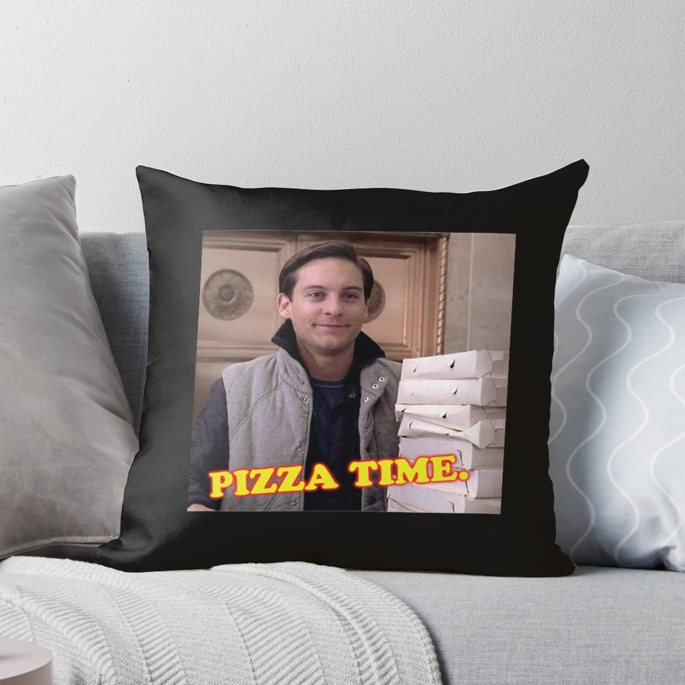 Bully Maguire Dance art Pillow featuring Tobey Maguire as Spider-Man in a popular meme.