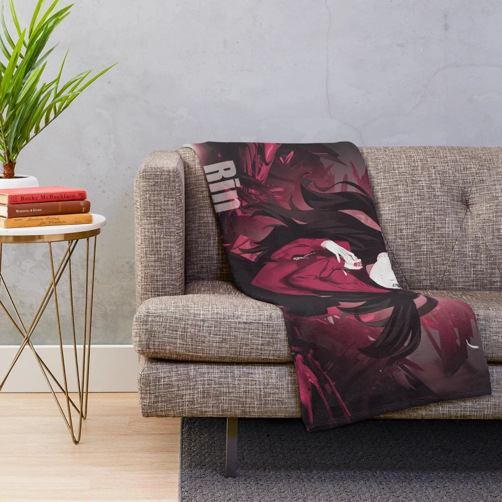 Tohsaka Rin Plush Blanket - Anime Inspired Merchandise