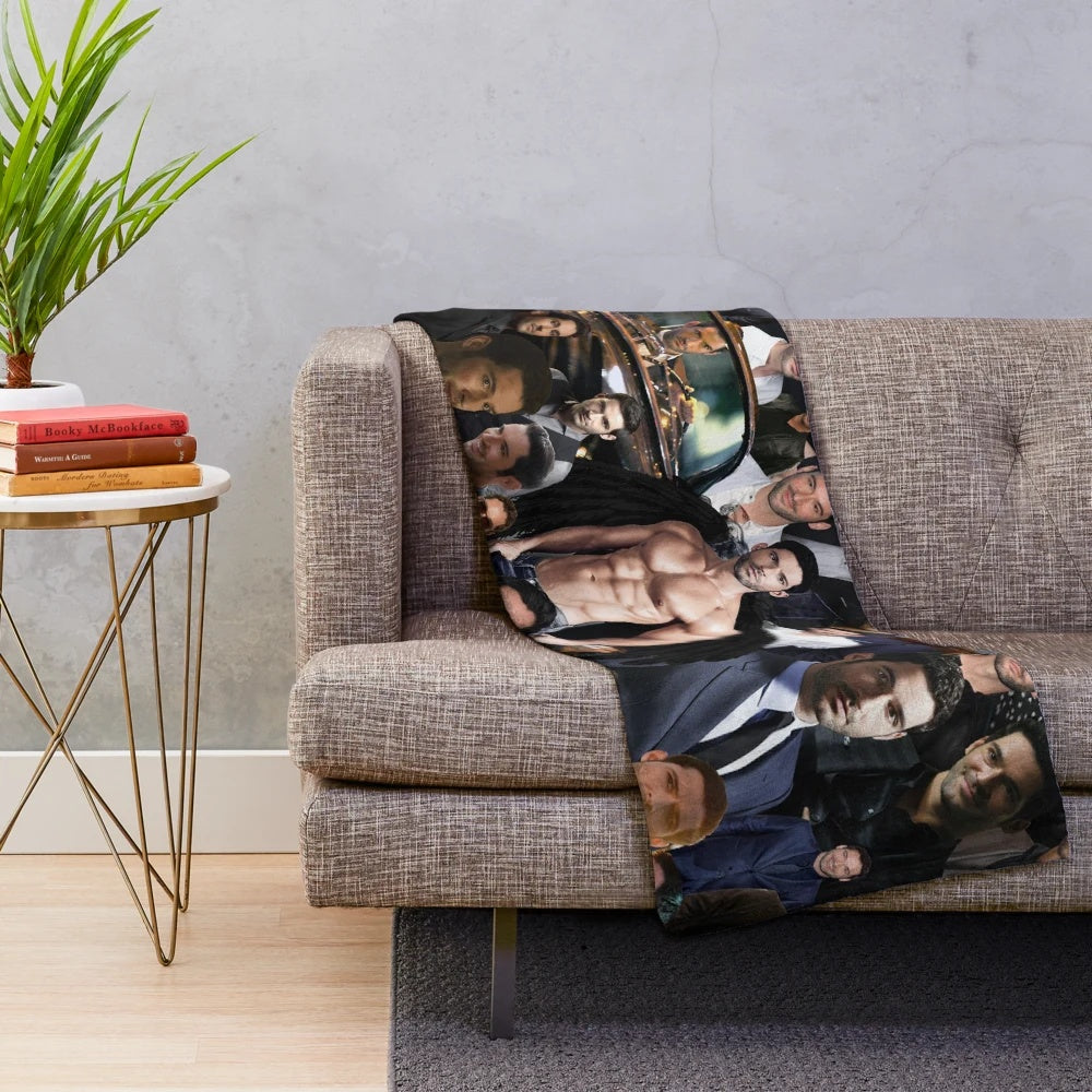 Tom Ellis Inspired Lucifer Morningstar Plush Blanket