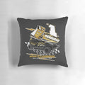 Pillow featuring image of Tom Harris, the 2024 Brisca World Champion