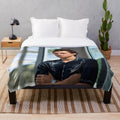 Tom Holland-inspired Spiderman plush blanket