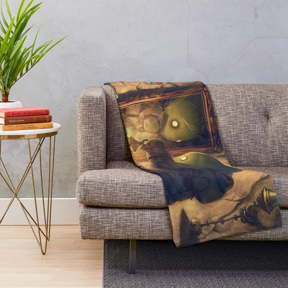 Tomberi inspired plush blanket featuring Final Fantasy elements