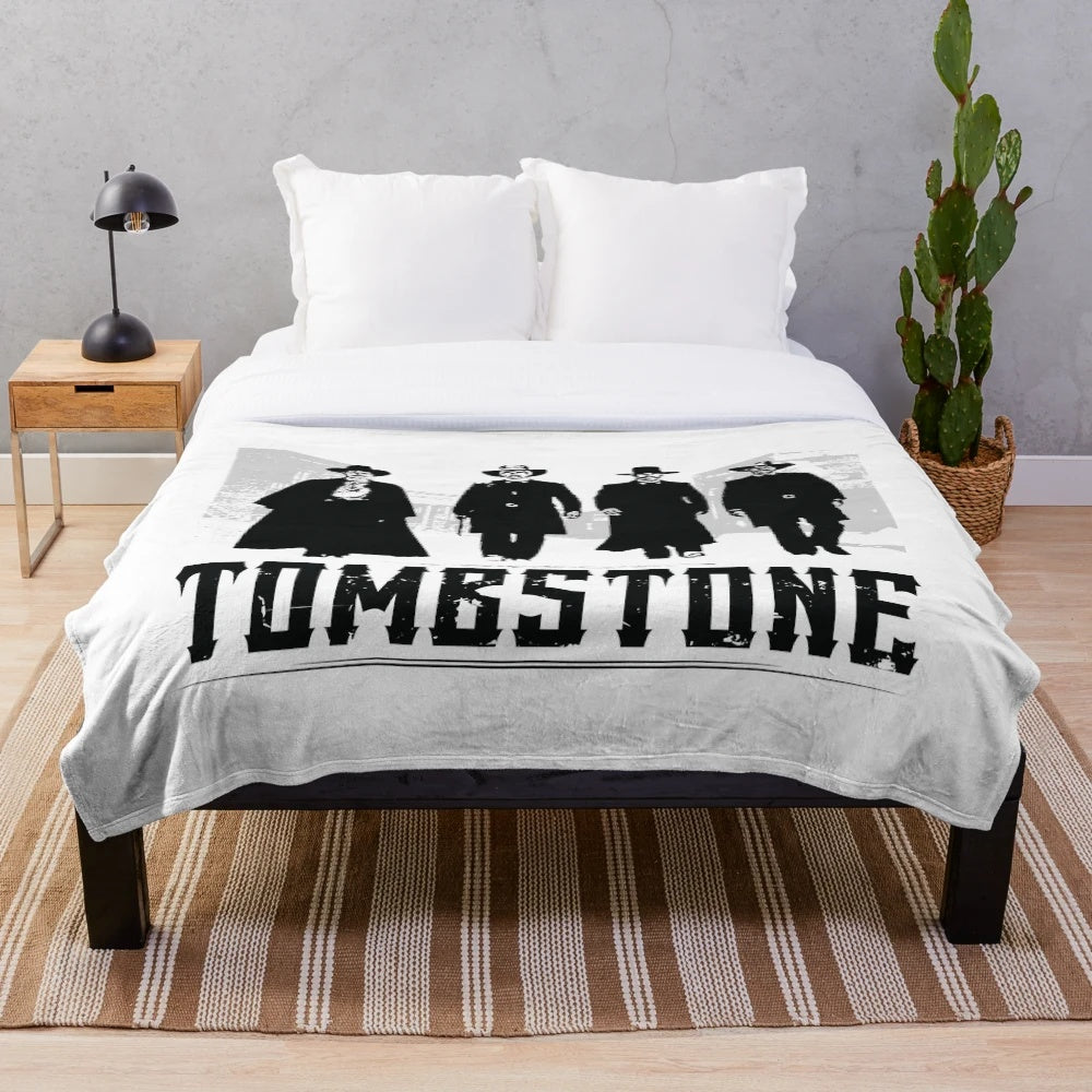 Tombstone Inspired Plush Blanket