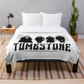 Tombstone Inspired Plush Blanket