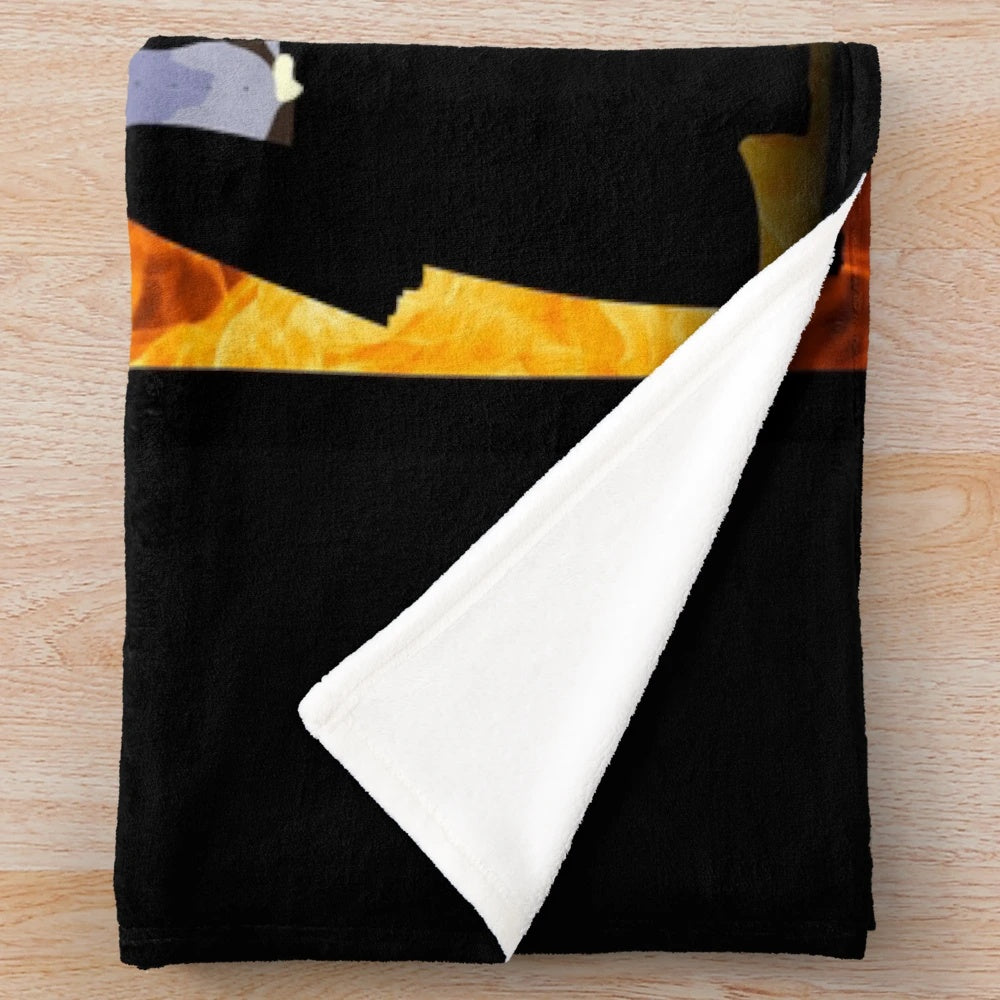Tombstone movie themed FIRE plush blanket