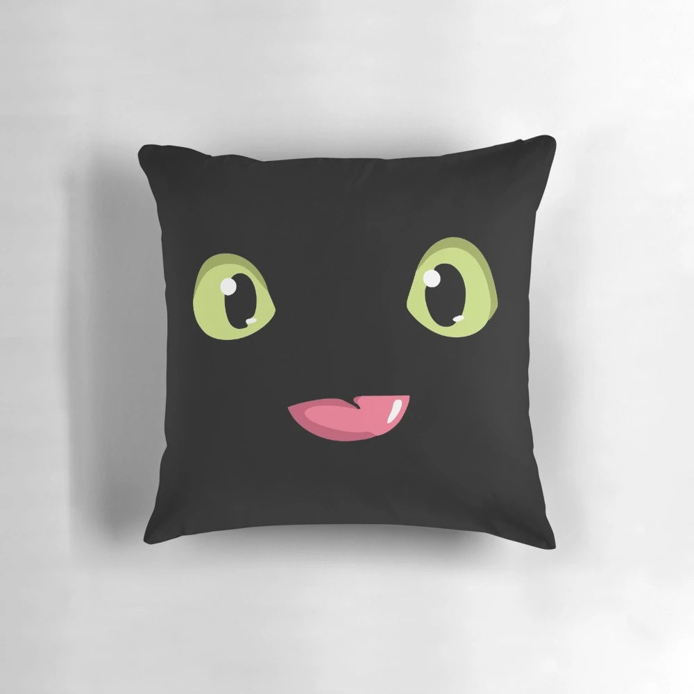 Soft, cuddly Toothless Night Fury pillow from the popular How to Train Your Dragon movie