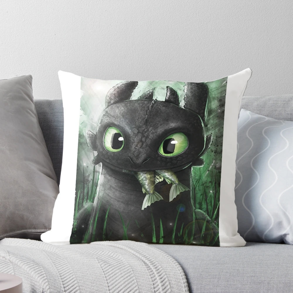 Toothless the Night Fury from How to Train Your Dragon plush pillow