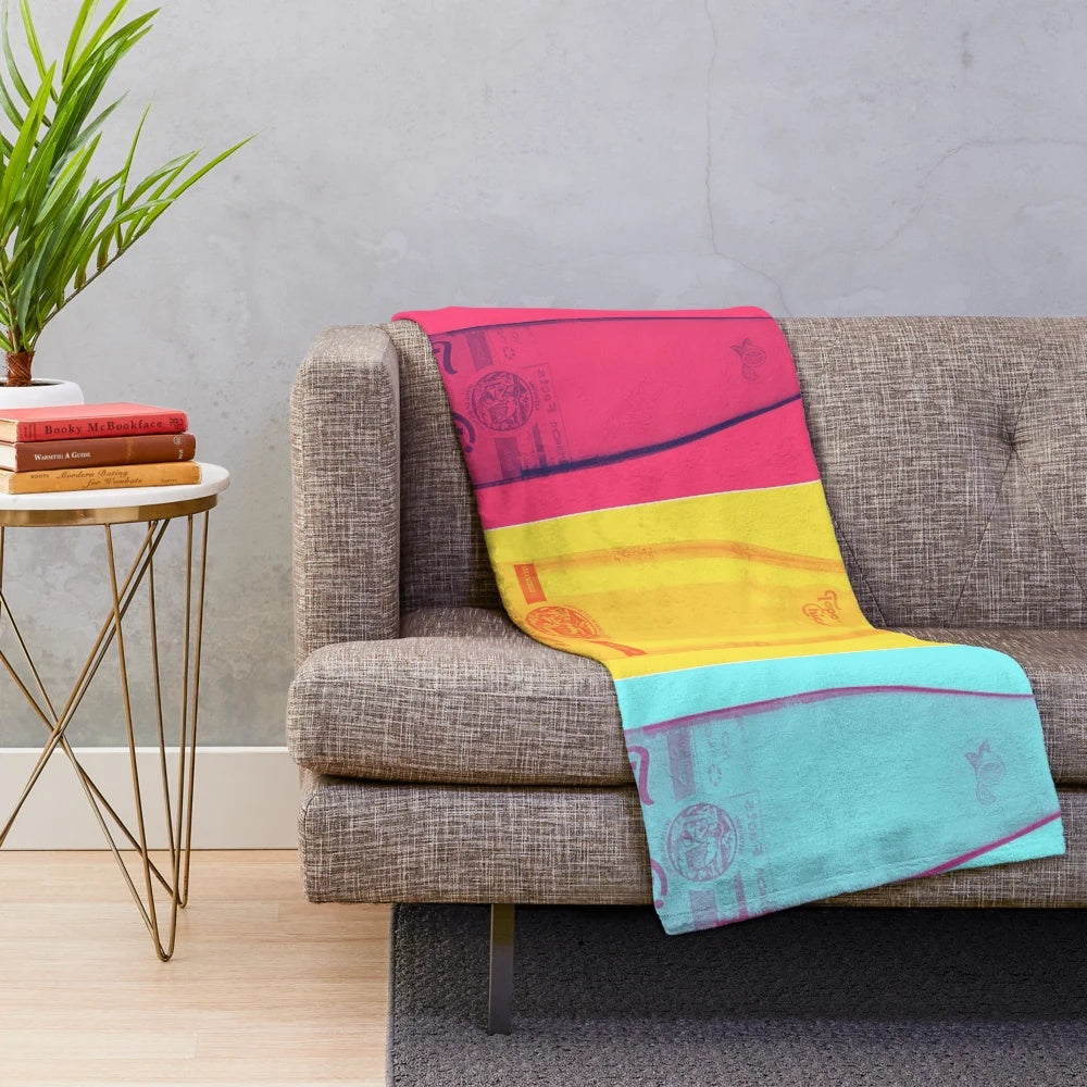 Topo Chico Plush Blanket featuring pop art style design