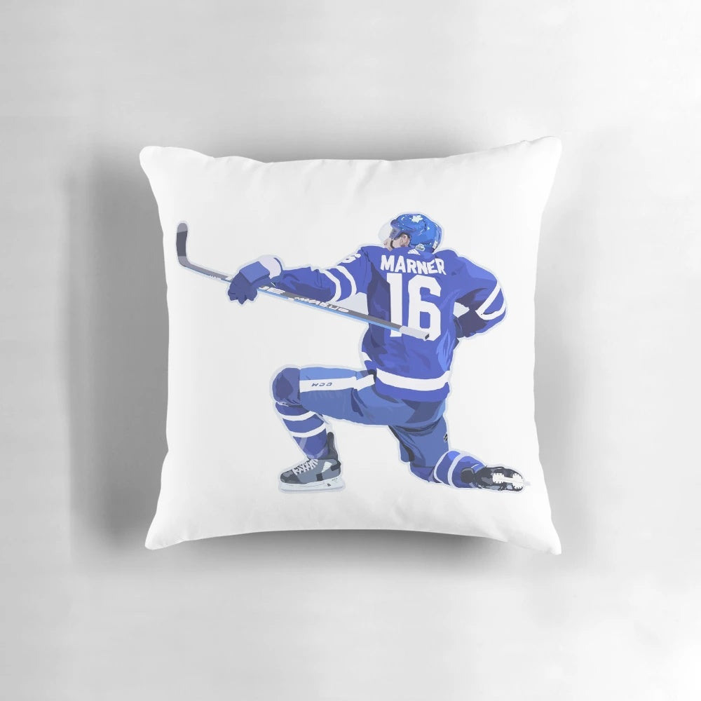 Mitch Marner Toronto Maple Leafs Hockey Pillow