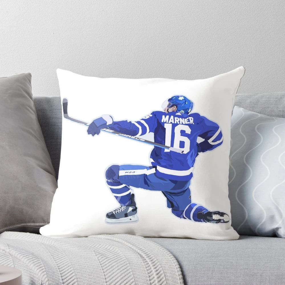 Mitch Marner Toronto Maple Leafs Hockey Pillow