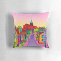 Totterdown Church Bristol Pillow with Charming Cartoon Design