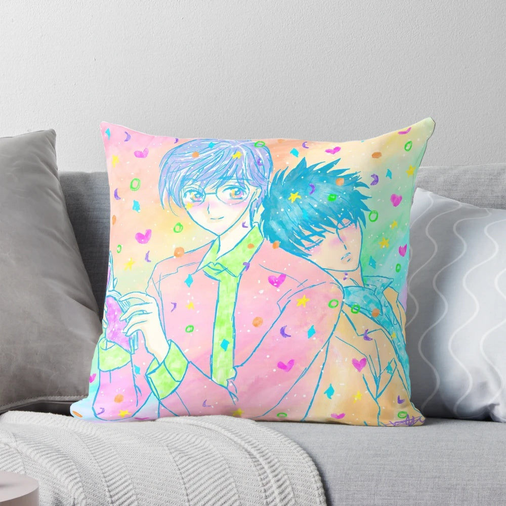 Colorful and Kawaii Touya and Yukito Anime Pillow