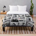 Toyota Chaser JZX100 1JZ Engine Plush Blanket