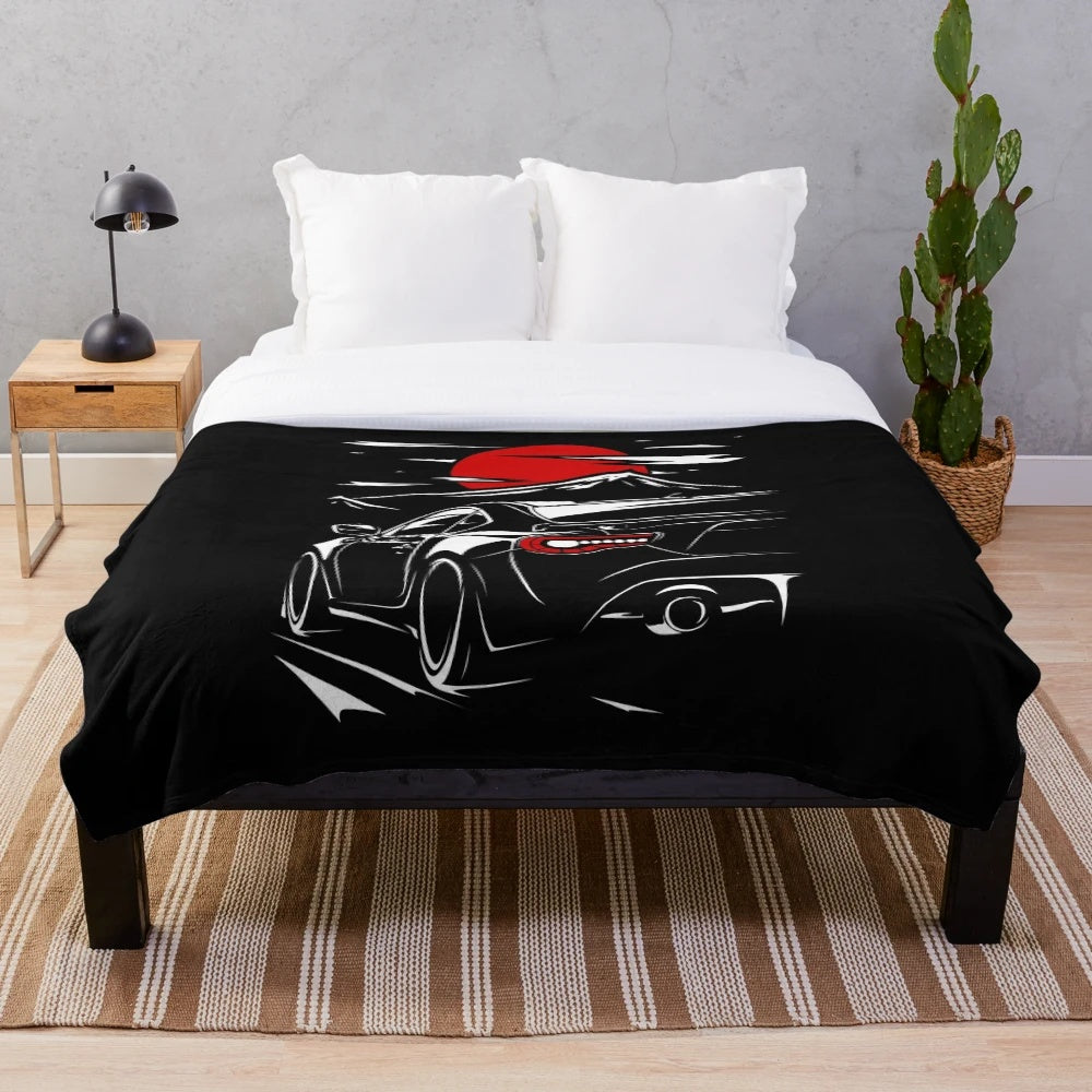 Toyota GT86 Hachiroku-inspired plush blanket