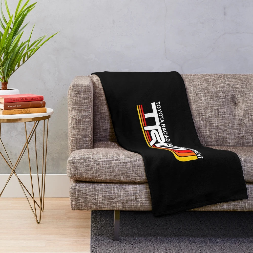 Toyota TRD Retro Heritage Style Plush Blanket