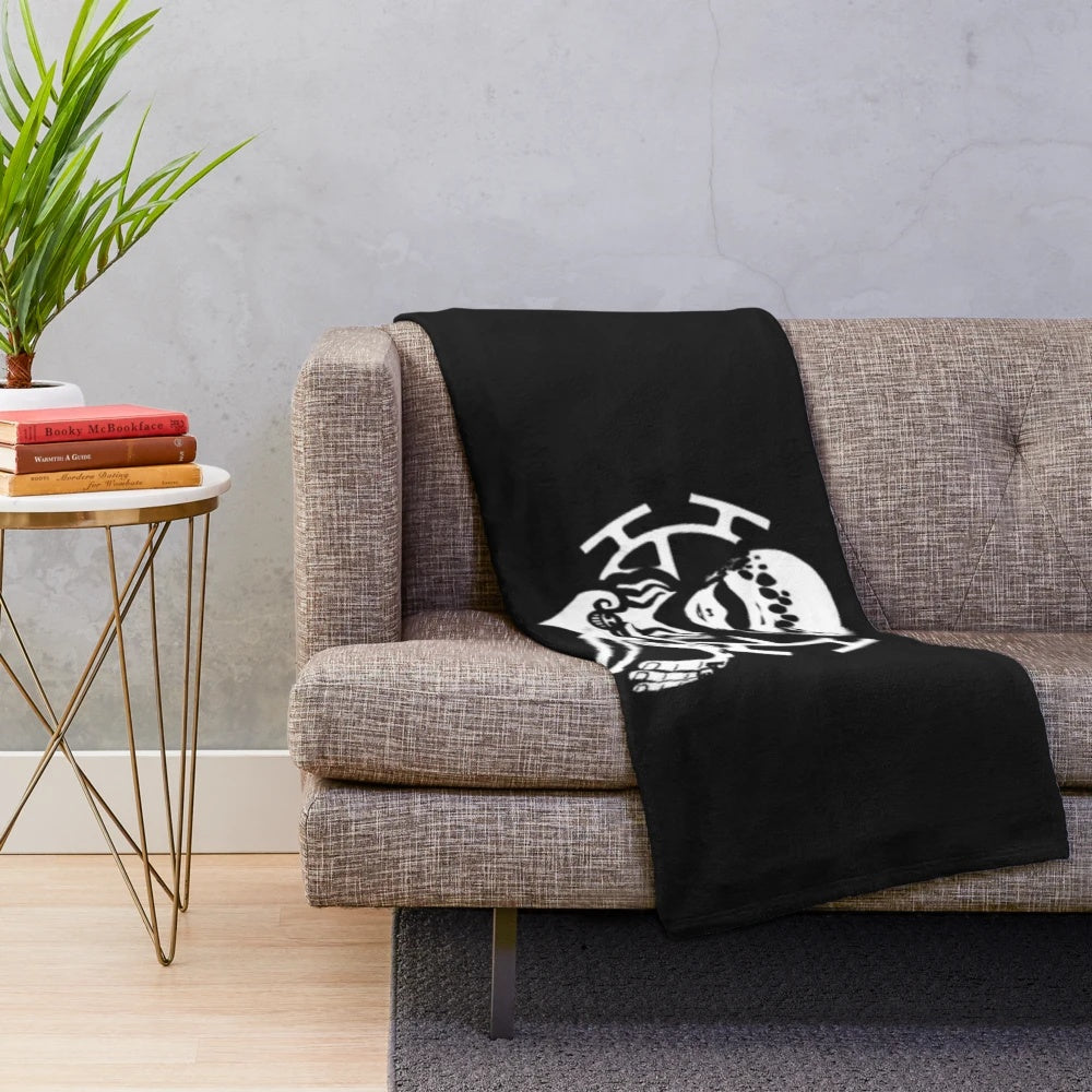 Trafalgar Law inspired One Piece anime plush blanket