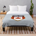 Tragically Hip inspired plush blanket featuring the iconic Canadian music band