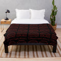 Transam-inspired plush blanket featuring the iconic Firebird design