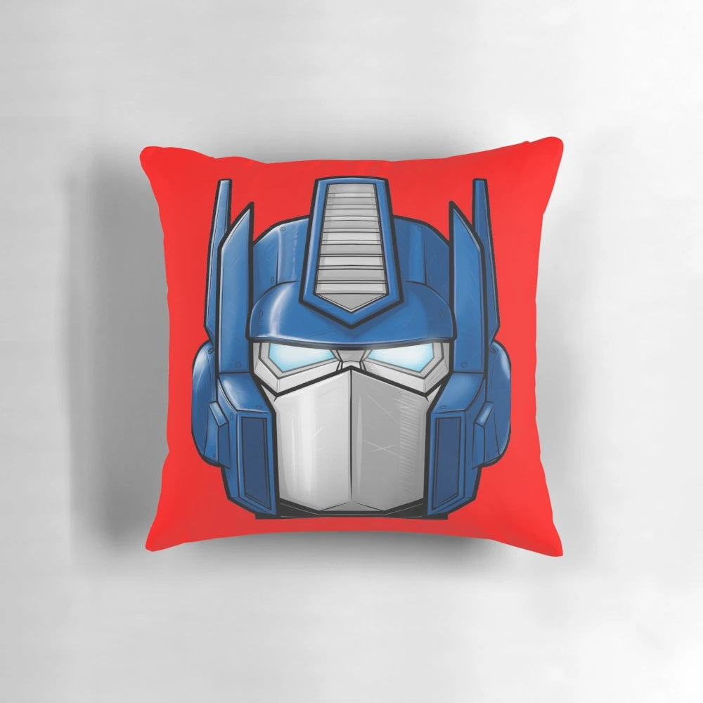 Transformers Autobot Decorative Pillow featuring Optimus Prime