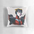 Transformers Autobot Windblade fan art printed on a high-quality pillow
