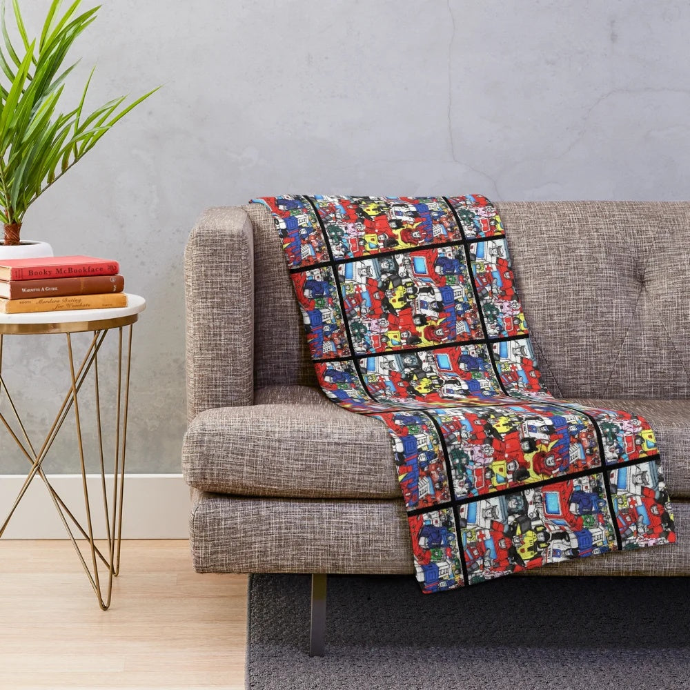 Transformers Autobots-Inspired Plush Blanket