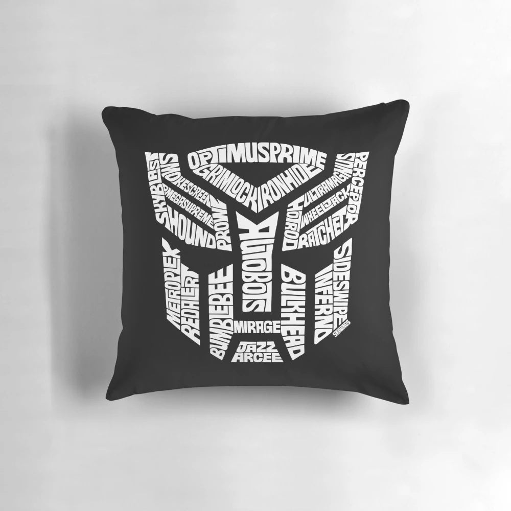 Transformers Autobots Optimus Prime White Decorative Pillow