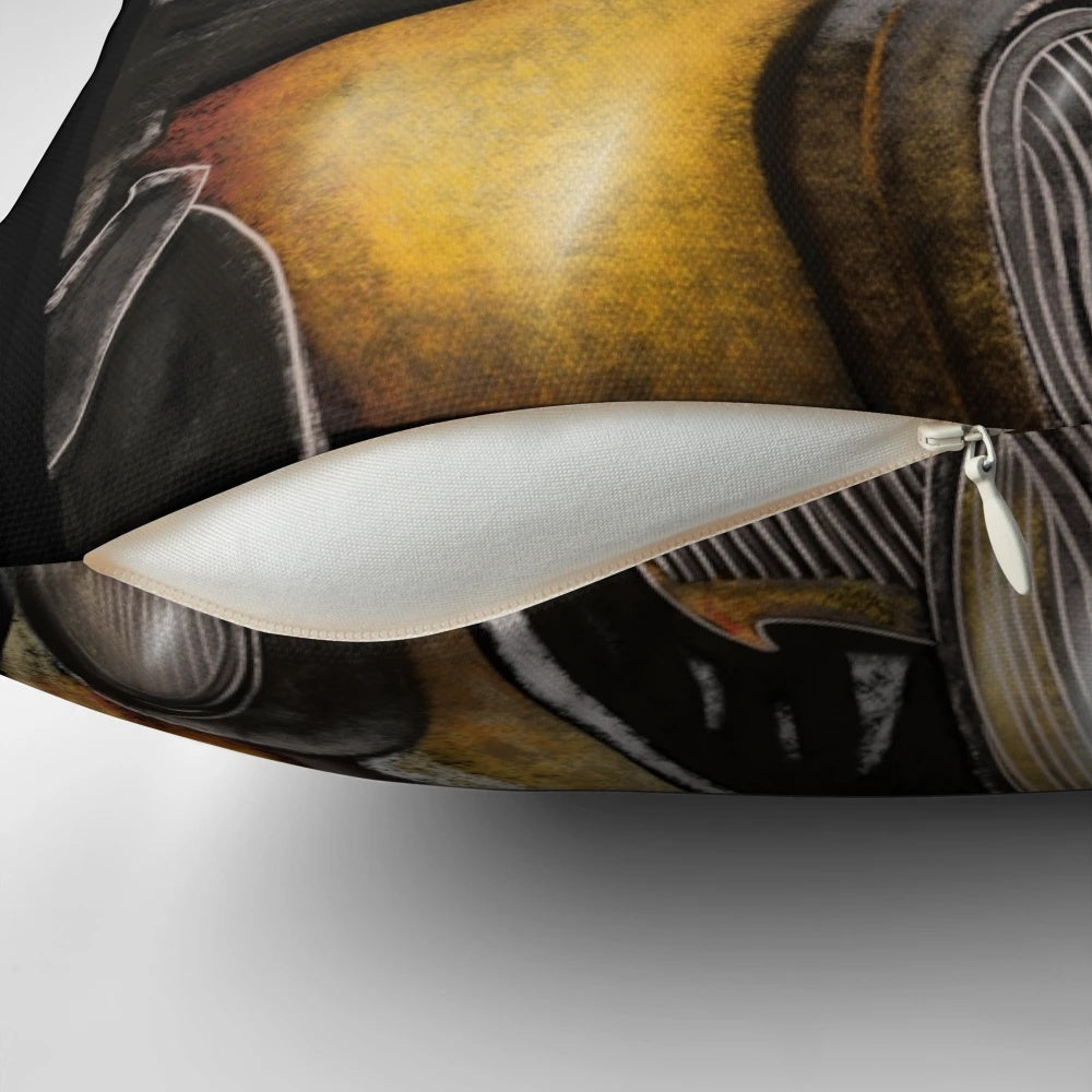 Transformers Bumblebee Inspired Decorative Pillow