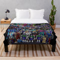 Transformers G1 Decepticons inspired plush blanket