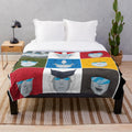 Transformers G1 Autobot-themed plush blanket