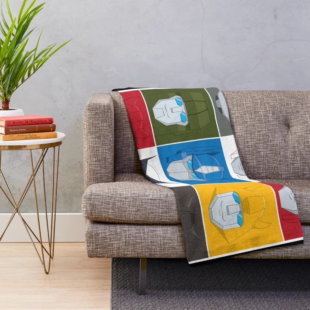 Transformers G1 Autobot-themed plush blanket