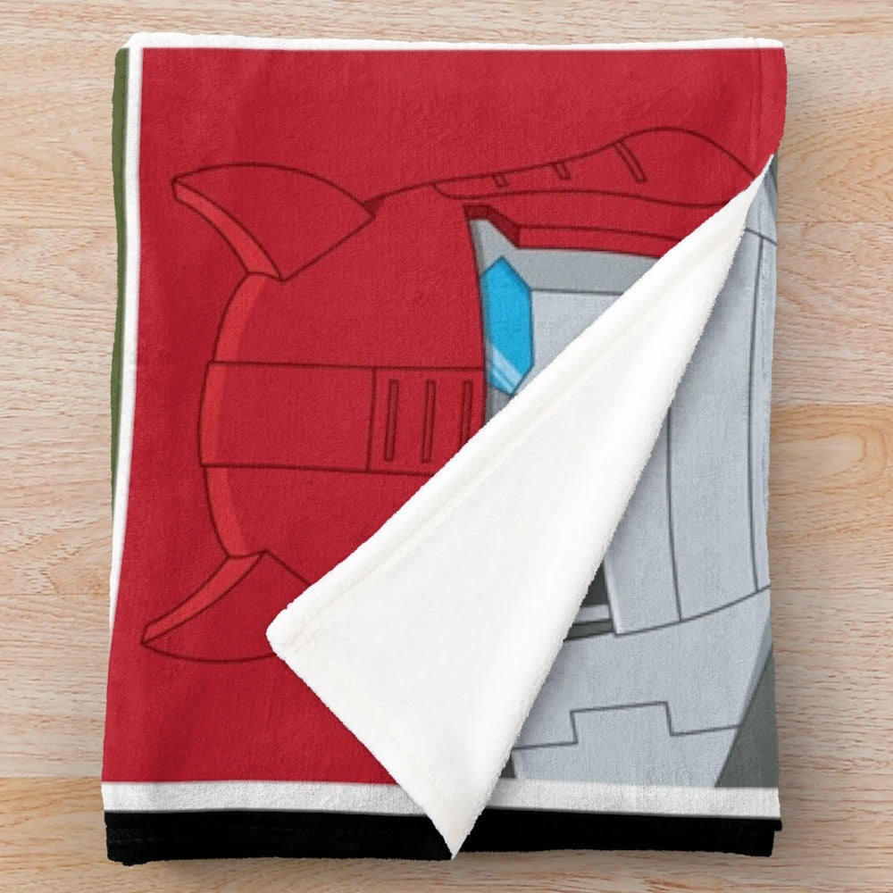 Transformers G1 Autobot-themed plush blanket