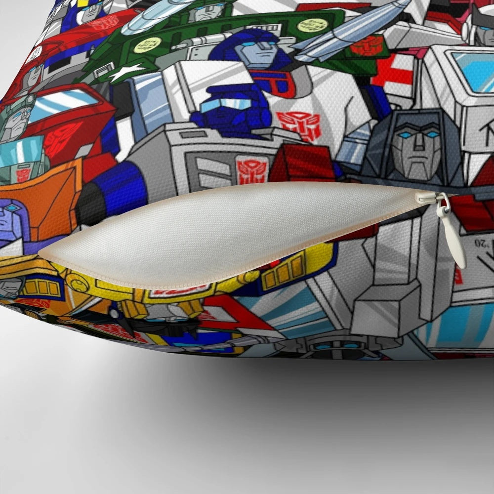 Transformers-inspired Autobots pillow with iconic characters