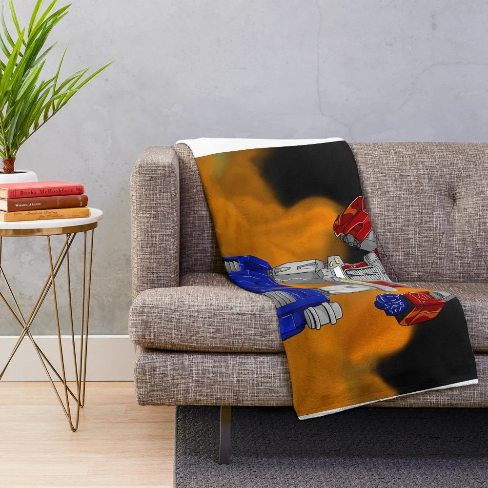 Transformers Inspired G1 Optimus Prime Plush Blanket