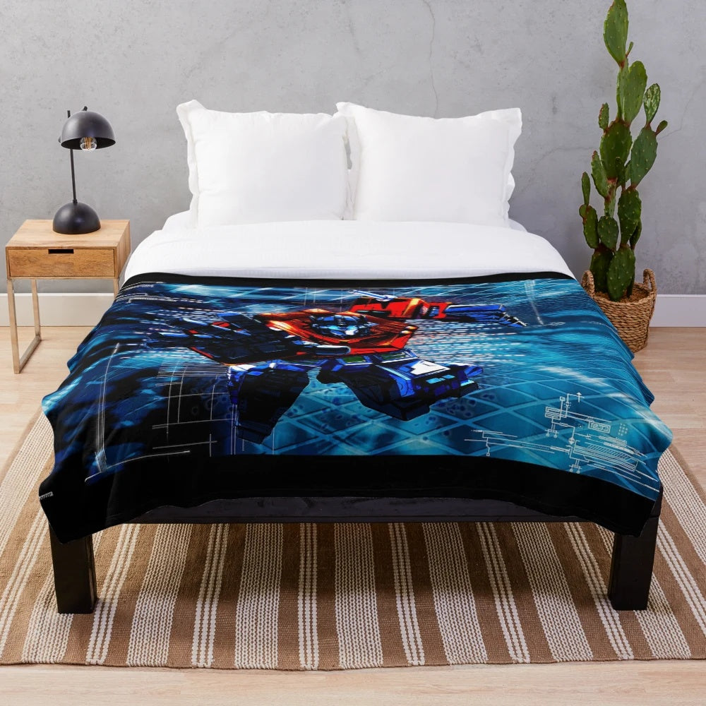 Transformers Optimus Prime plush blanket