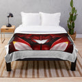 Transformers-inspired plush blanket featuring Knockout's robot design