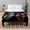 Transformers Plush Blanket with Optimus Prime and Megatron