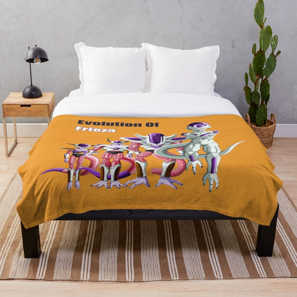 Transparent Dragon Ball Z Frieza Plush Blanket