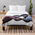 Transparent Plush Blanket Featuring Saw (2004) Inspired Design