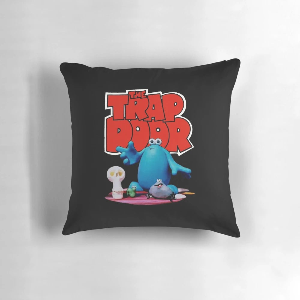 Transparent trap door pillow for a comfortable and restful night's sleep