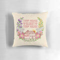 Trap house, sweet trap house embroidered decorative pillow featuring hip hop and gangsta rap inspired design