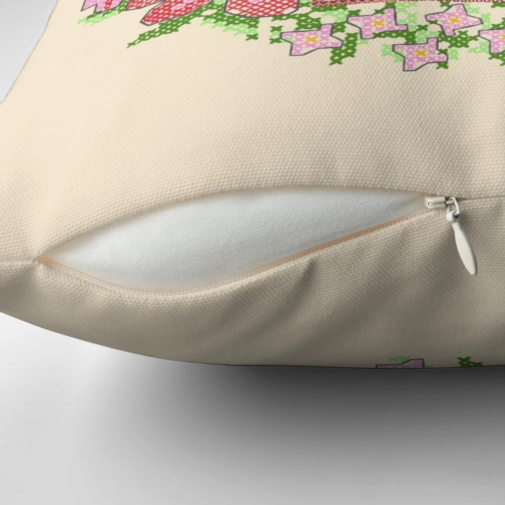 Trap house, sweet trap house embroidered decorative pillow featuring hip hop and gangsta rap inspired design