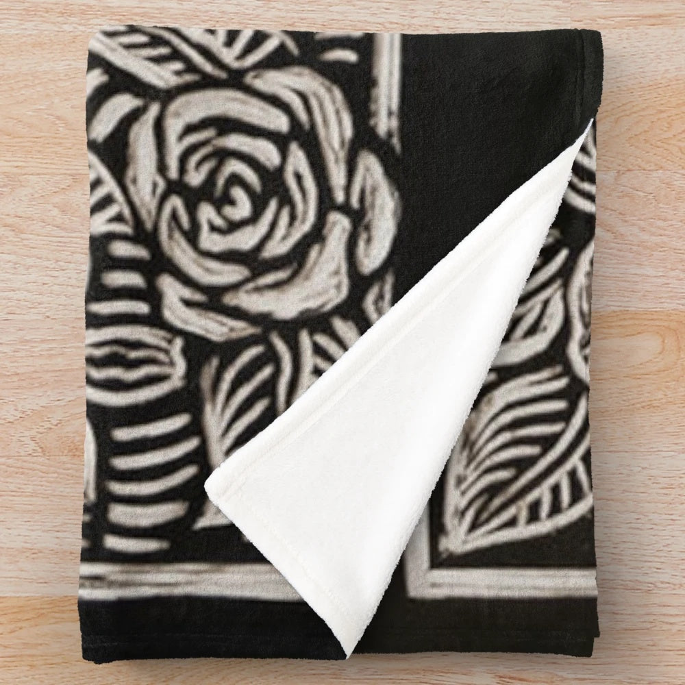 Trash Boat inspired "Nothing I Write You Can Change What You've Been Through" pop punk plush blanket