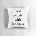 Treat people with kindness pillow featuring Harry Styles and One Direction