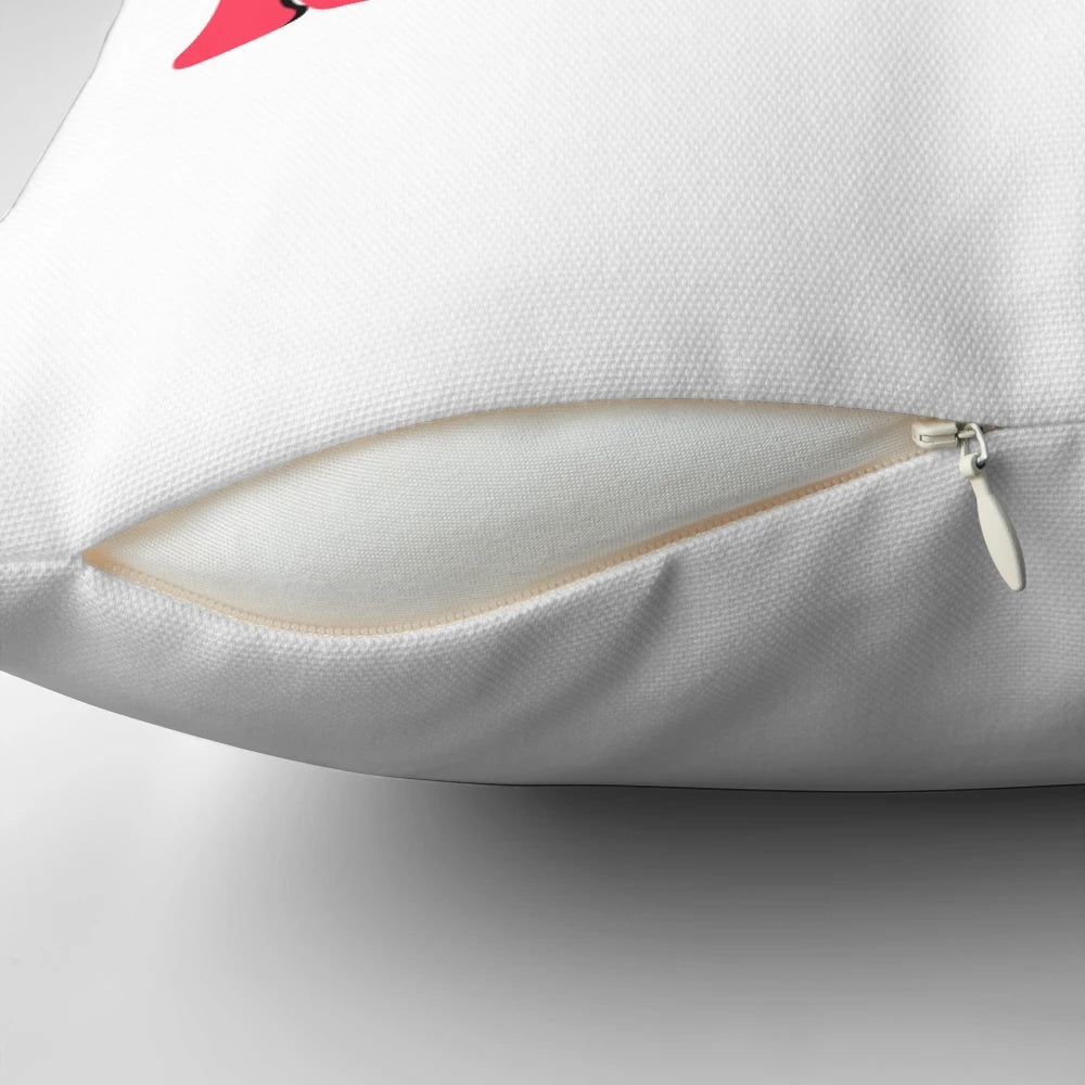 A soft, cozy pillow featuring the text "Treat People With Kindness", inspired by Harry Styles' message of kindness.