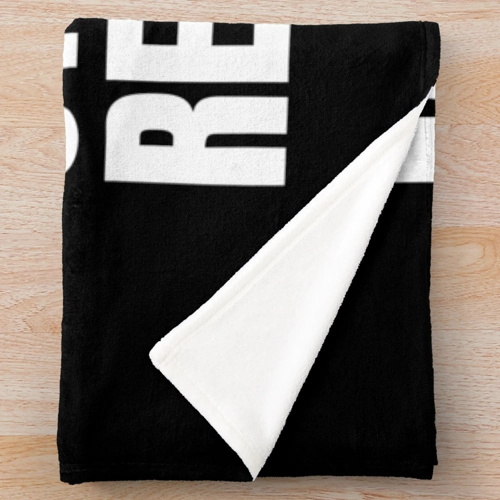 Star Trek inspired plush blanket with "Eat Sleep Star Trek Repeat" design