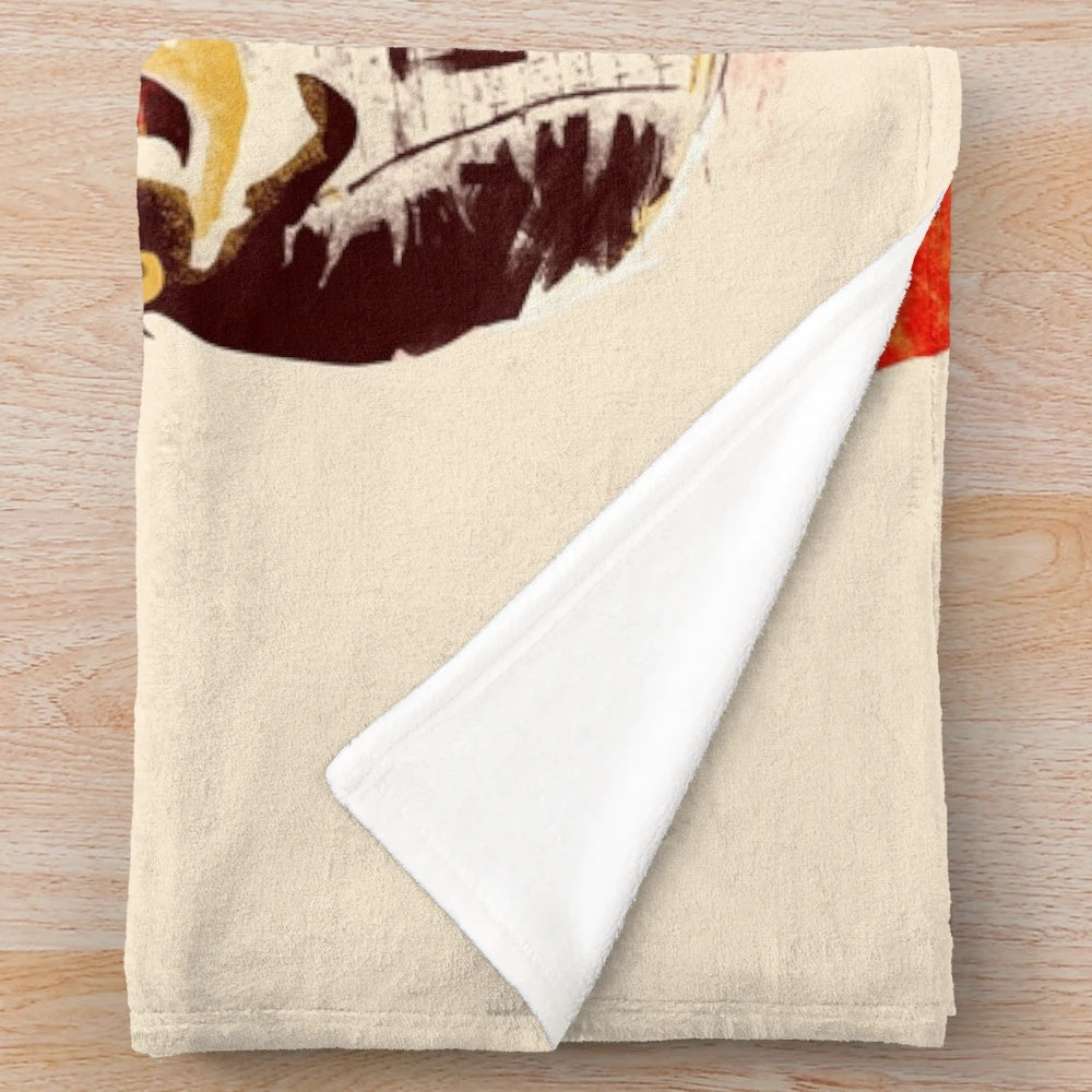 Tremors Graboid plush blanket featuring the iconic movie monster